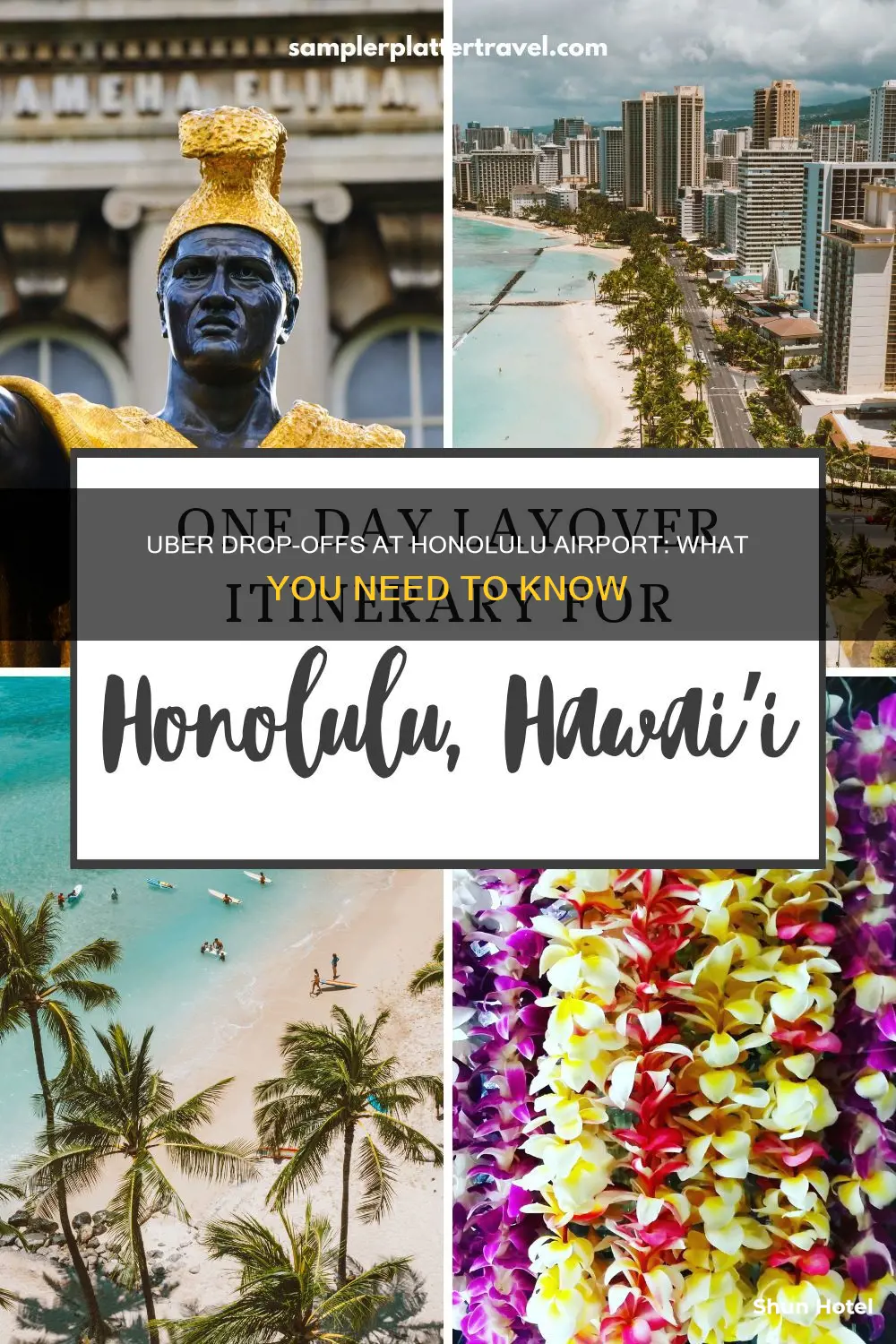 can you drop off uber at honolulu airport
