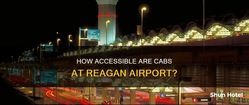 can you easily get a cab from the airport reagan