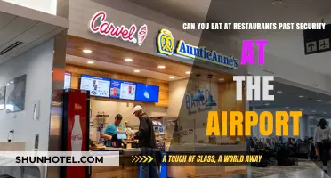 Airport Security: Dine-in Options Post-Security Check