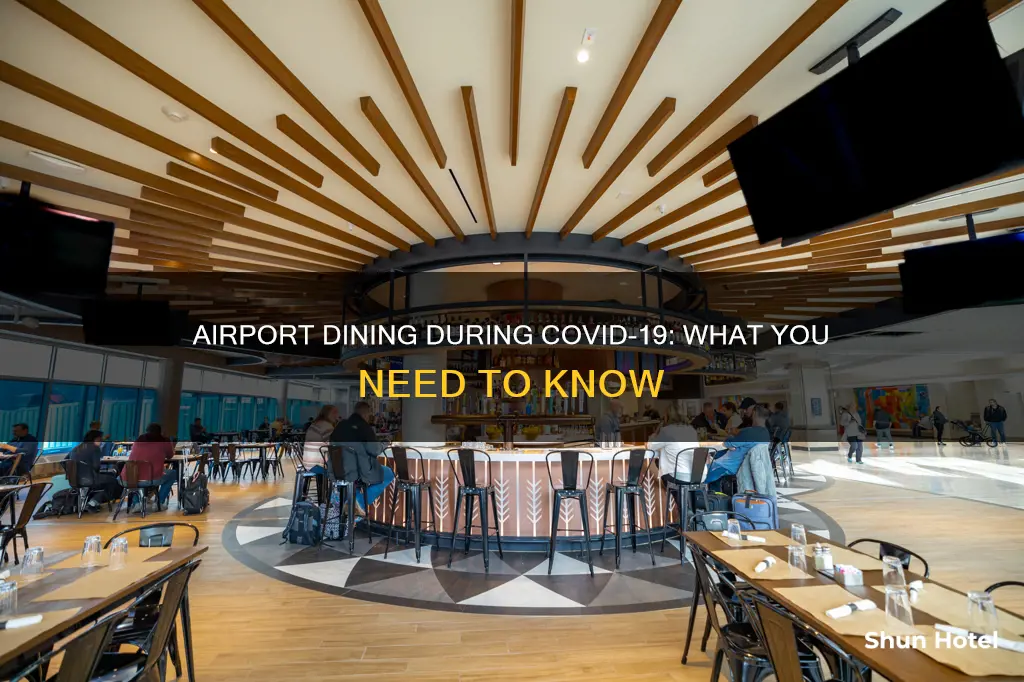 can you eat at the airport coronavirus