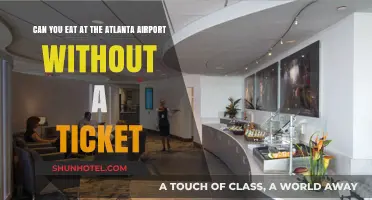 Dining at Atlanta Airport: Ticketless Entry Explored