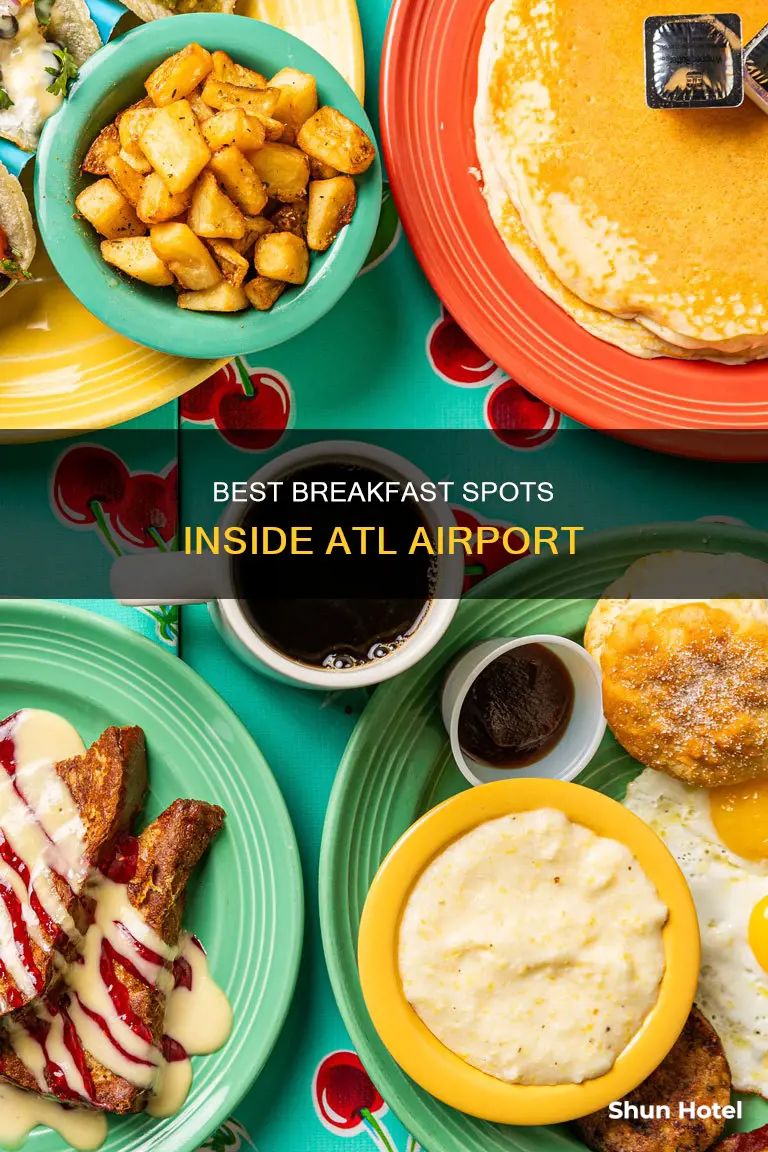 can you eat breakfast inside the atl airport