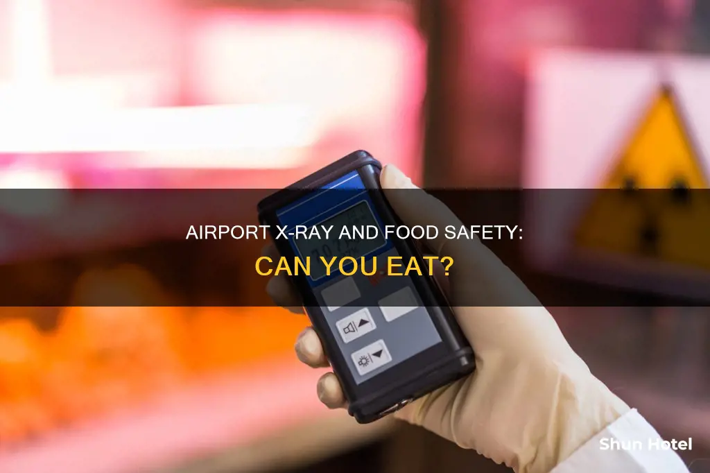can you eat food that goes through airport xray