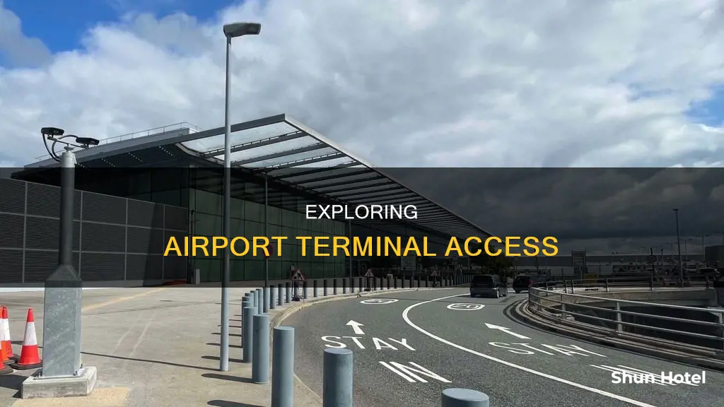 can you enter airport terminals