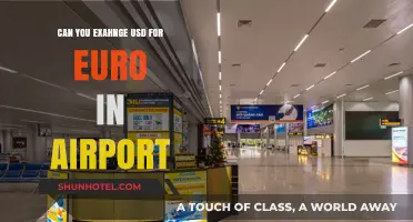 Exchanging USD for Euros: Airport Options
