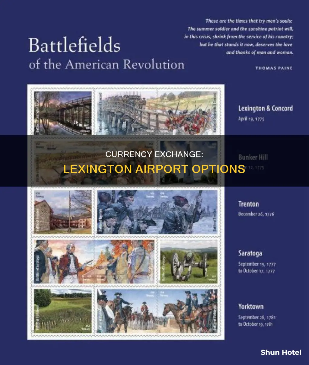 can you exchange currency at the lexington ky airport