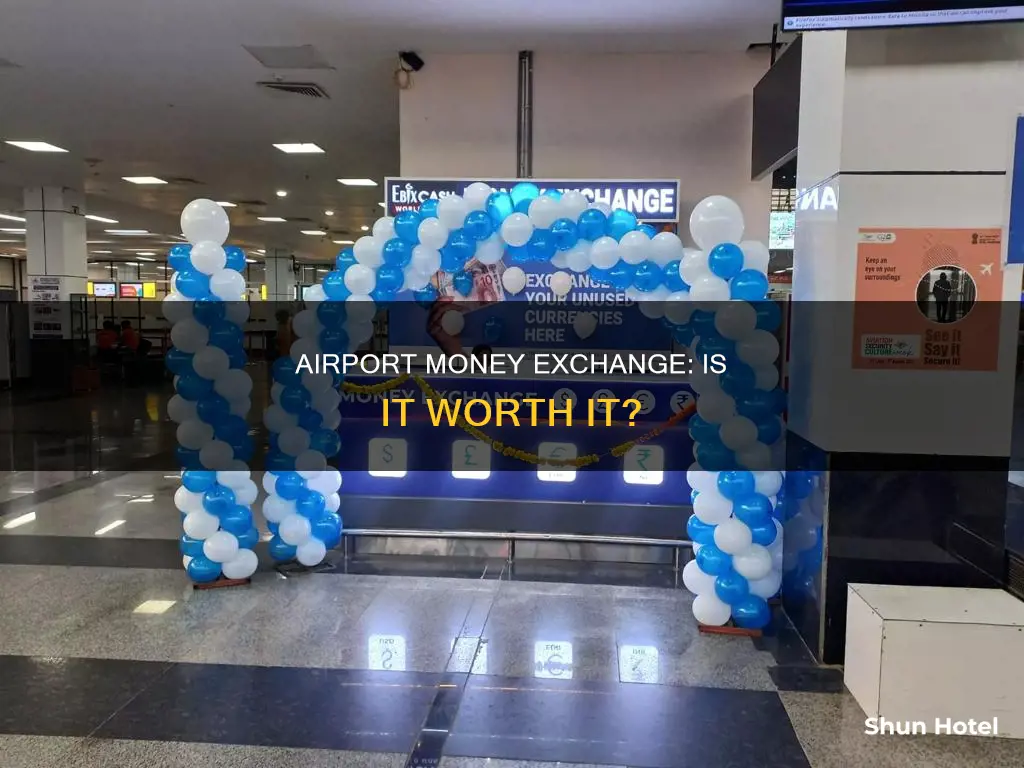 can you exchange money in the airport