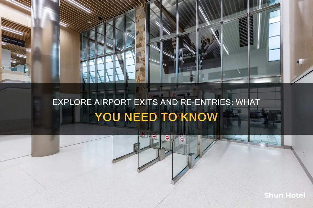 can you exit and reenter airport