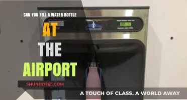 How to Fill Water Bottles at Airports