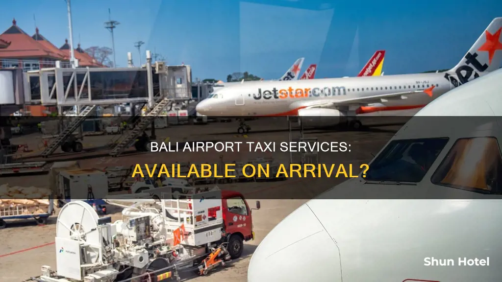 can you find taxis outside bali airport