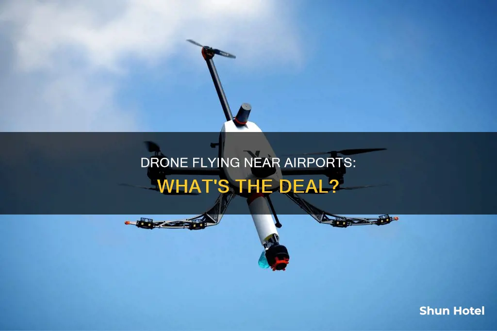 can you flight a drone near airport at low alti