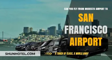 A Quick Flight: Modesto to San Francisco Airport