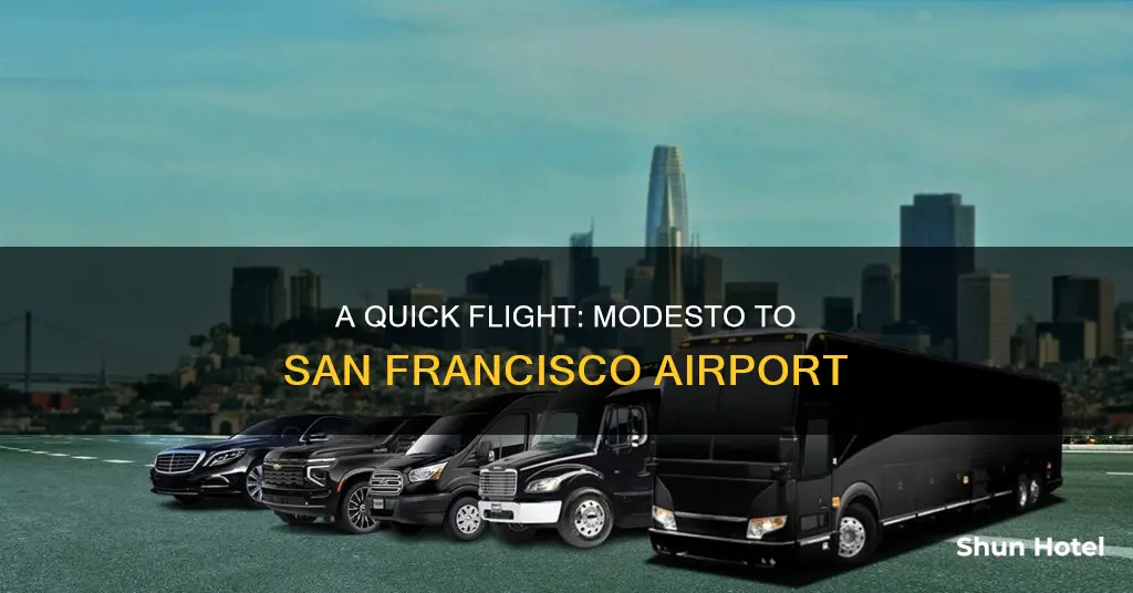 can you fly from modesto airport to san francisco airport