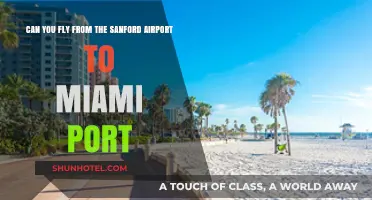 Sanford Airport to Miami Port: Direct Flights Available?