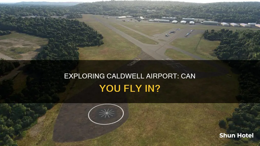 can you fly into caldwell airport