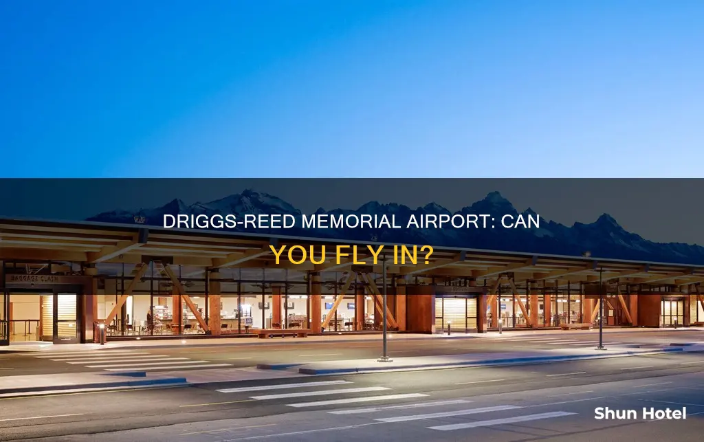 can you fly into driggs-reed memorial airport