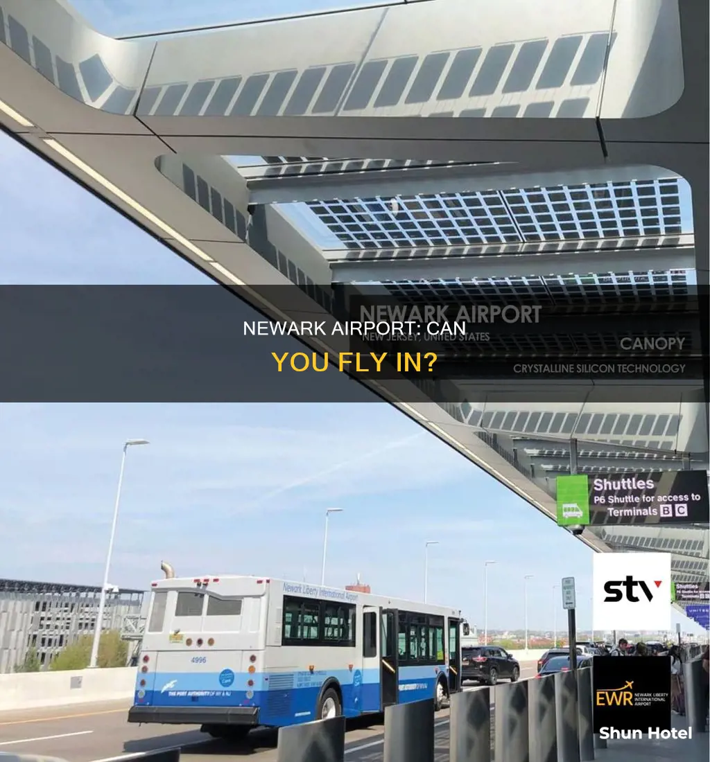 can you fly into newark airport