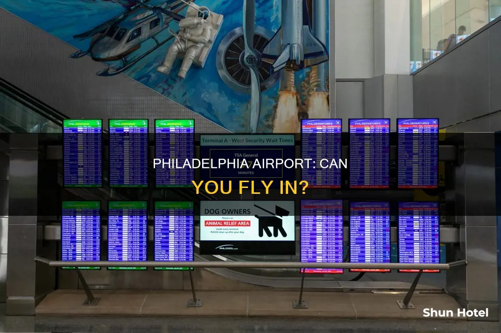 can you fly into philadelphia airport