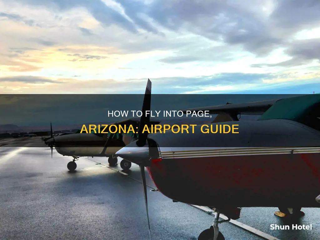 can you fly l to page airport arizona