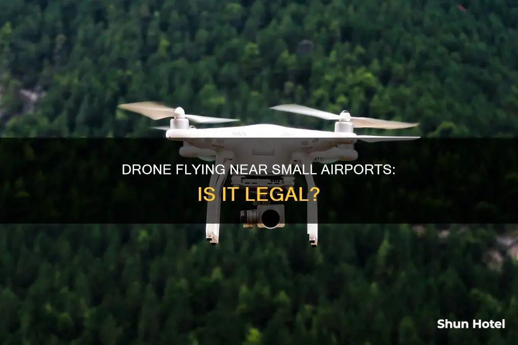 can you fly near small airports with drone
