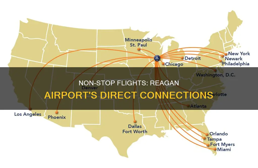 can you fly non stop from reagan airport