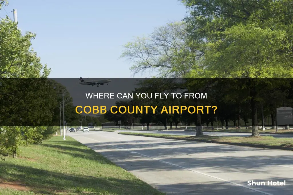 can you fly out of cobb county international airport