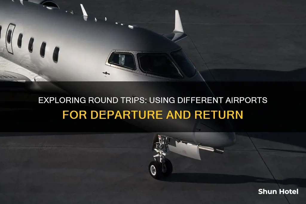 can you fly round trip from different airports