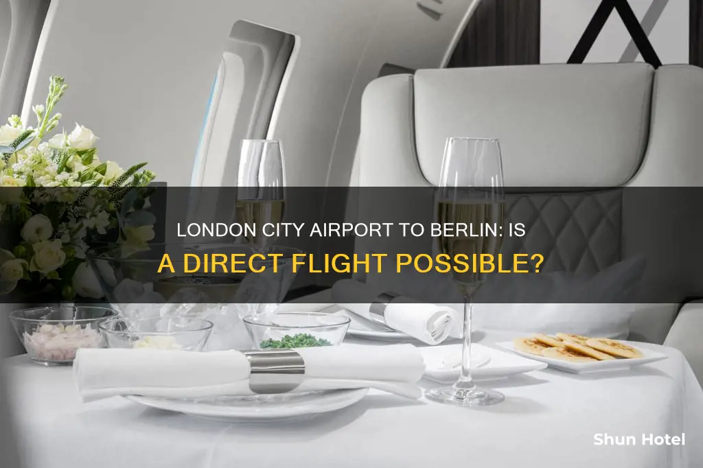 can you fly to berlin from london city airport