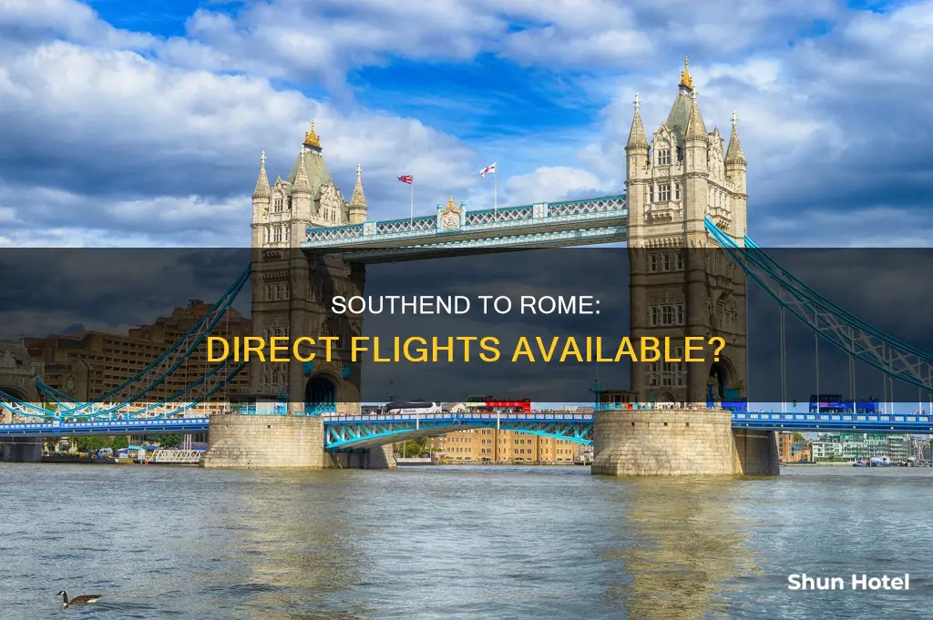 can you fly to rome from southend airport