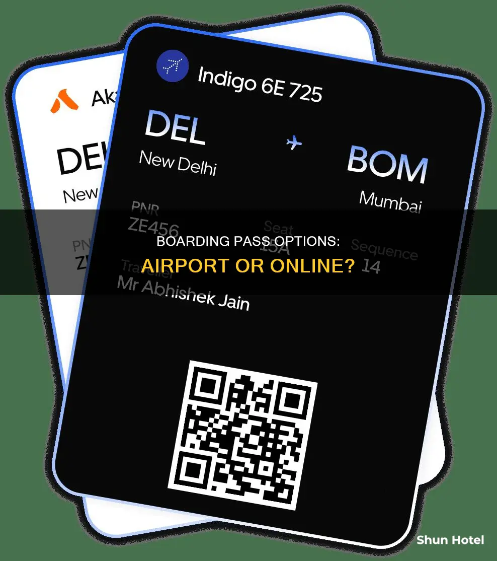 can you get a boarding pass at airport