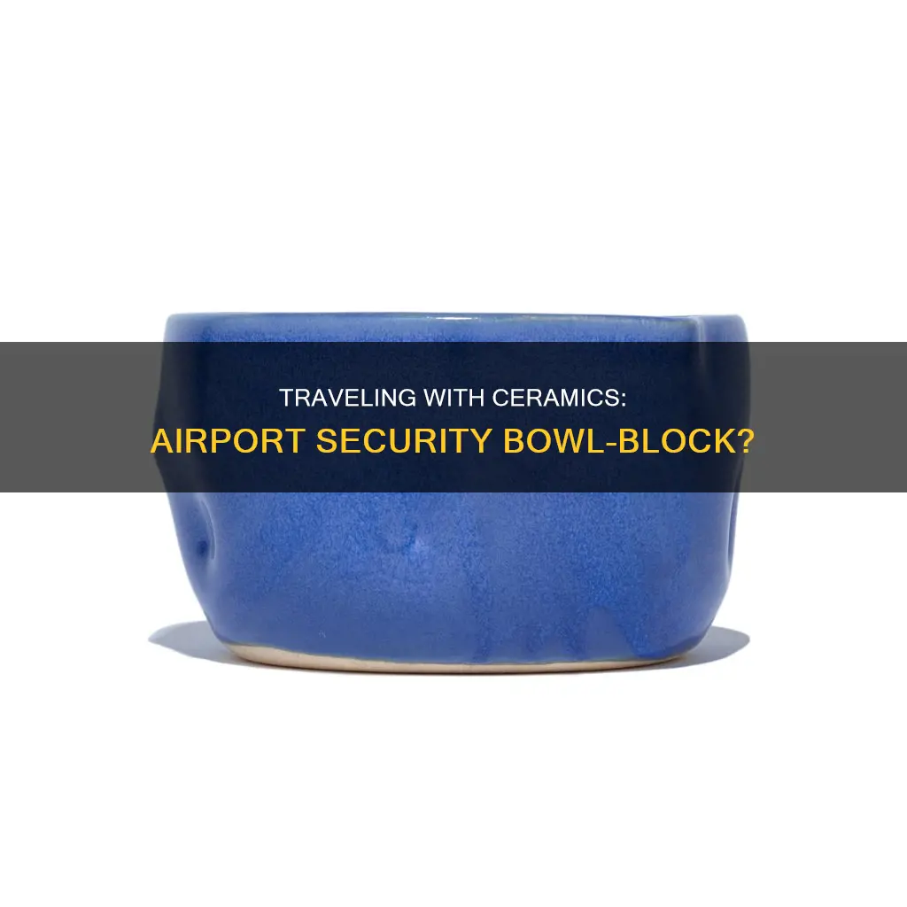 can you get a bowl through airport security