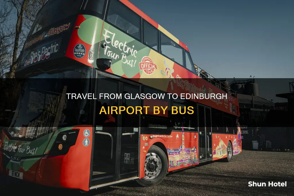 can you get a bus from glasgow to edinburgh airport