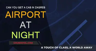 Zagreb Airport: Getting a Cab at Night