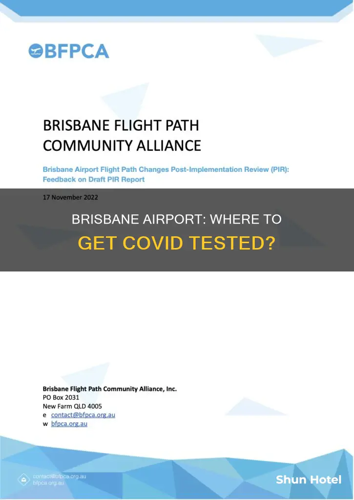 can you get a covid test at brisbane airport