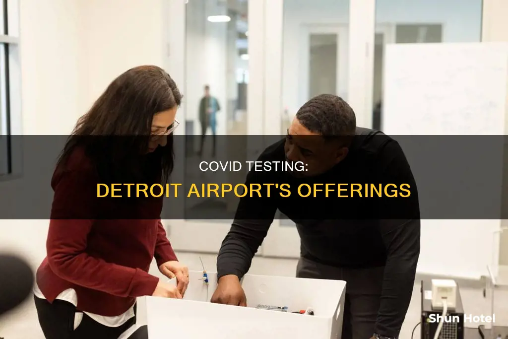 can you get a covid test at detroit airport