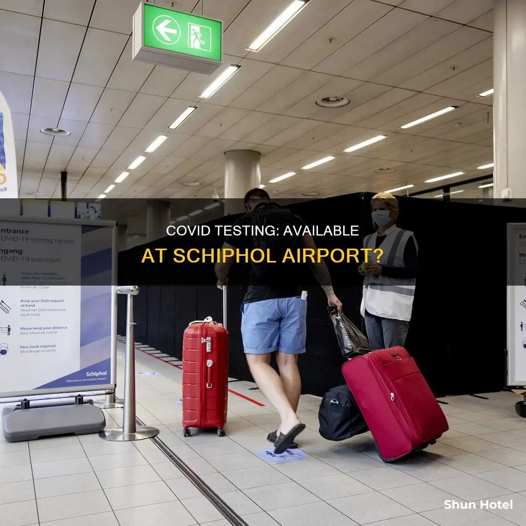 can you get a covid test at schiphol airport