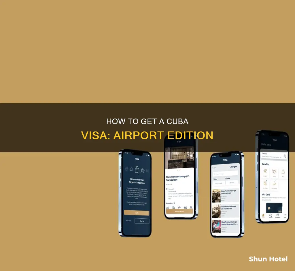 can you get a cuba visa at the airport