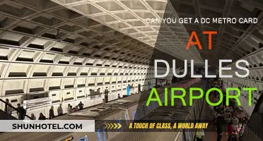 Dulles Airport: Where to Get DC Metro Cards?