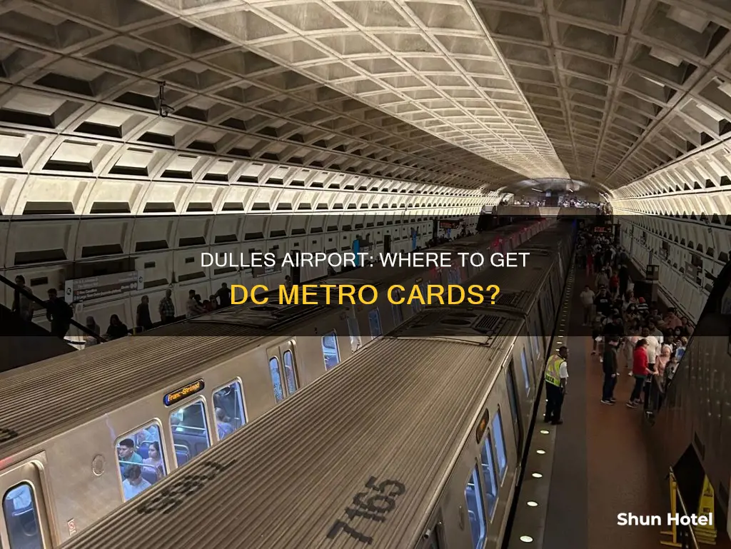 can you get a dc metro card at dulles airport