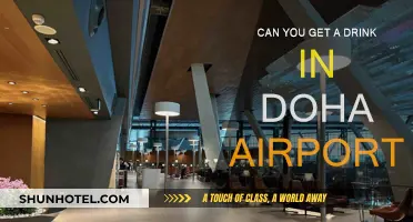 Doha Airport: Drinks Available While You Wait