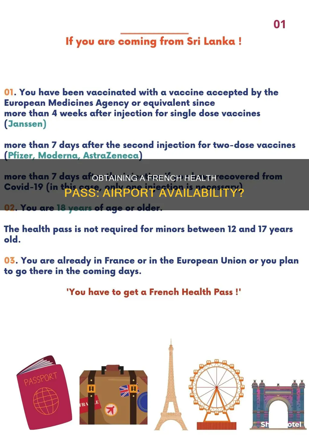 can you get a french health pass at the airport