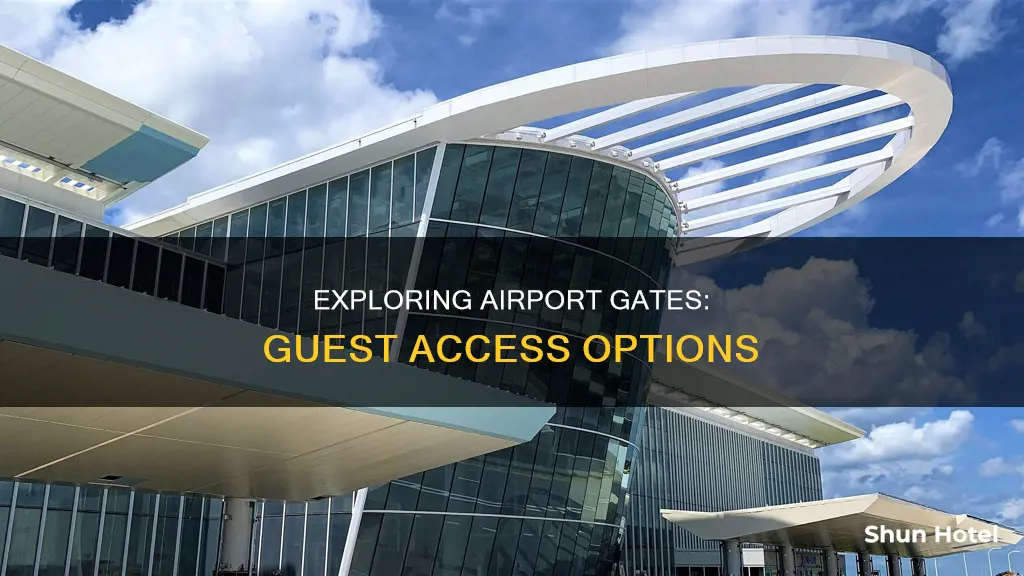 can you get a guest pass to airport gates