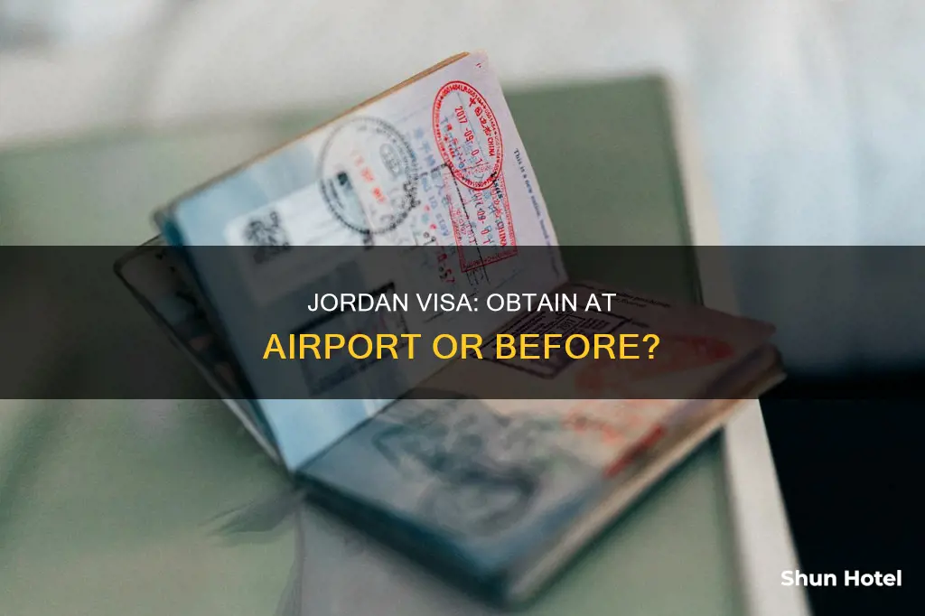 can you get a jordan visa at the airport