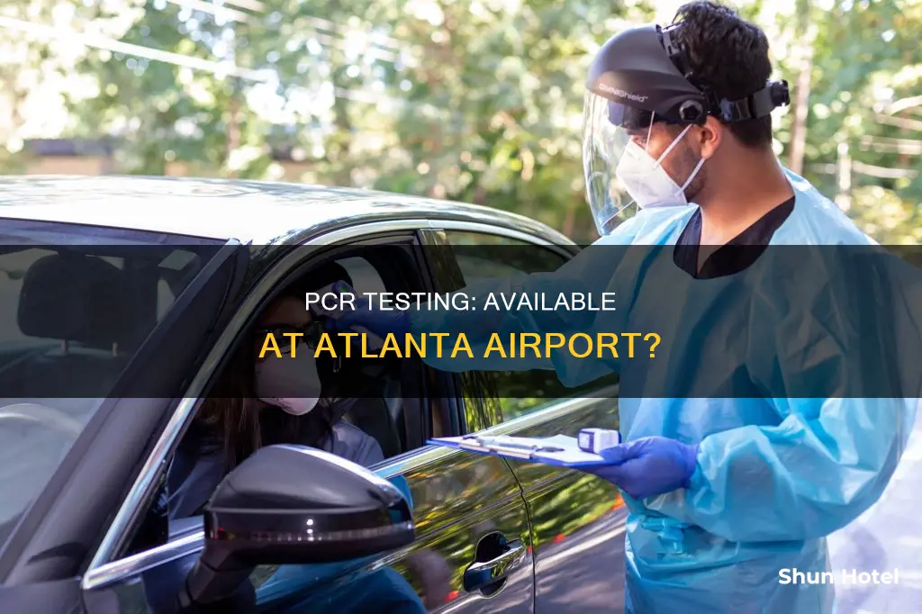 can you get a pcr test at atlanta airport