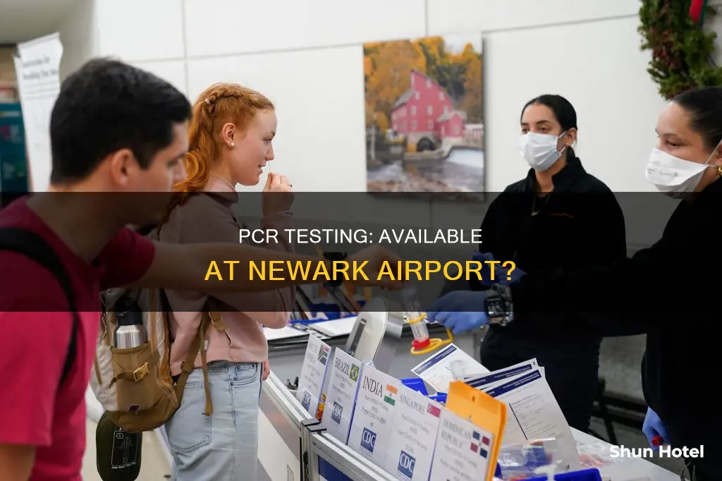 can you get a pcr test at newark airport