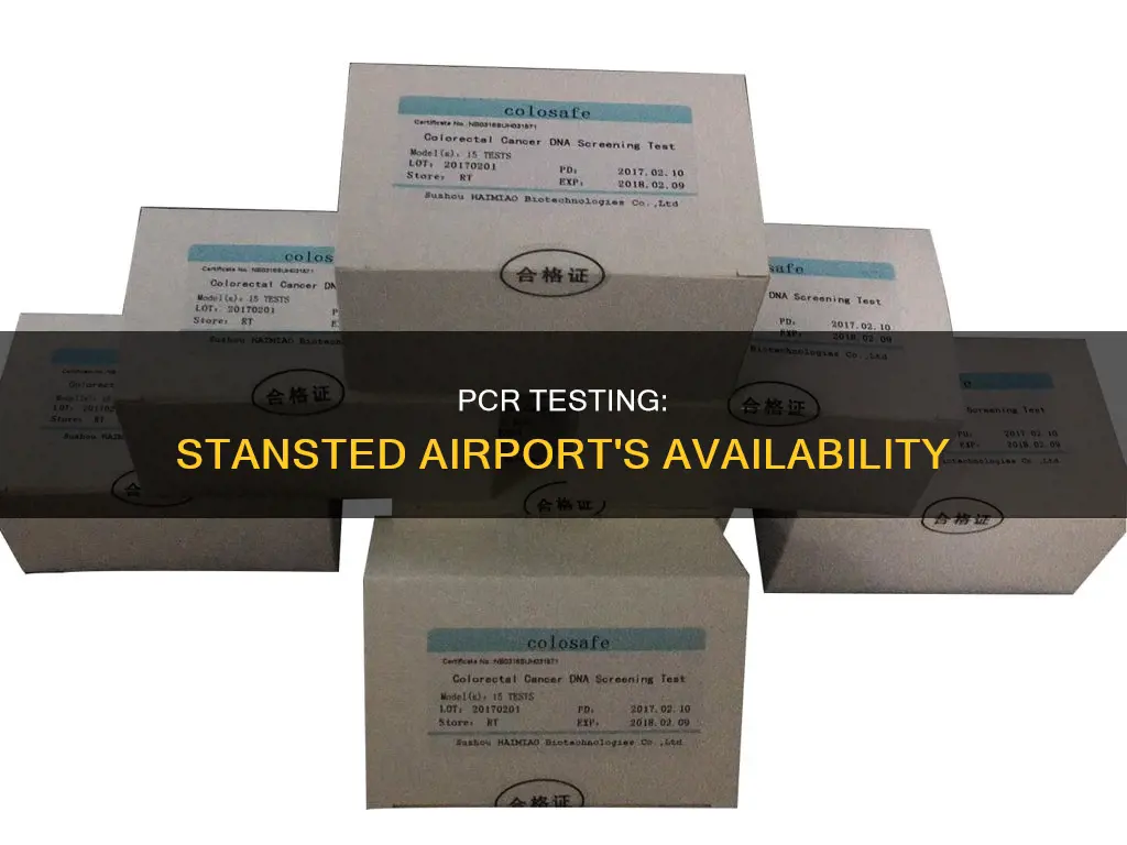 can you get a pcr test at stansted airport