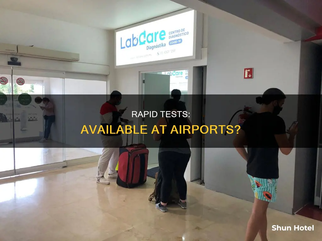 can you get a rapid test at airport