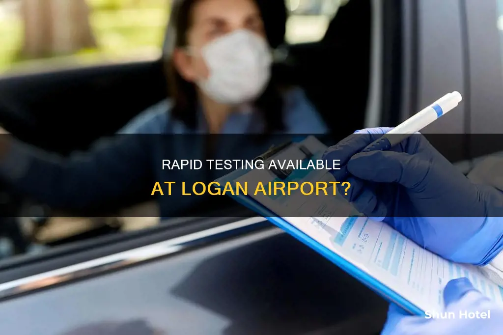 can you get a rapid test at logan airport