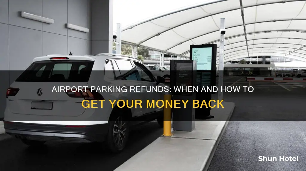 can you get a refund on airport parking