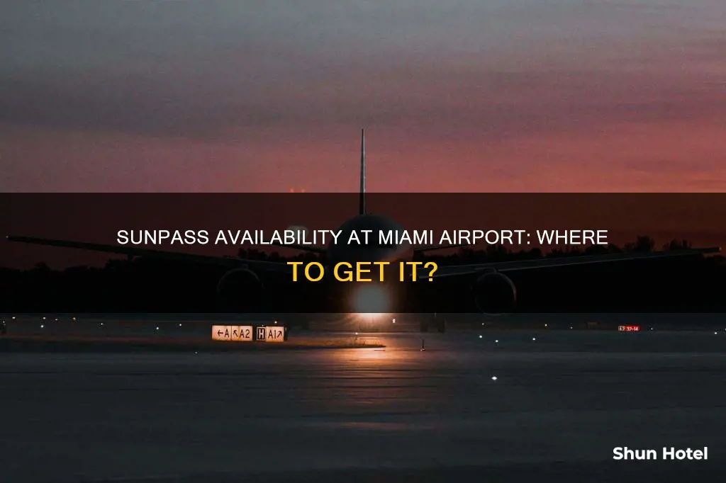 can you get a sunpass in the miami airport